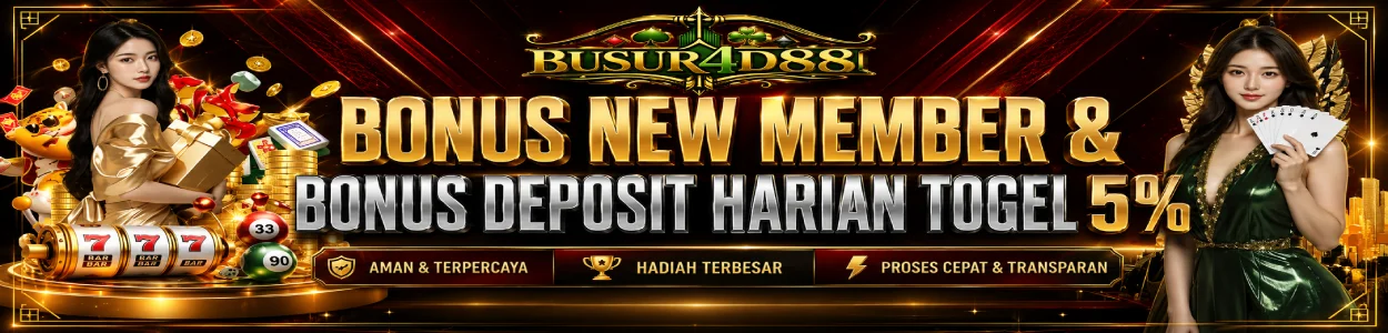 BONUS NEW MEMBER DAN BONUS DEPO HARIAN TOGEL 5%