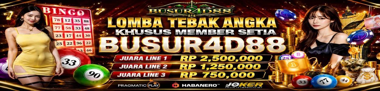 LOMBA TEBAK ANGKA KHUSUS MEMBER SETIA BUSUR4D88 (PASARAN SYDNEY, SINGAPORE dan HONGKONG )
